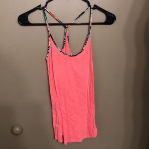 PINK Razor back tank top